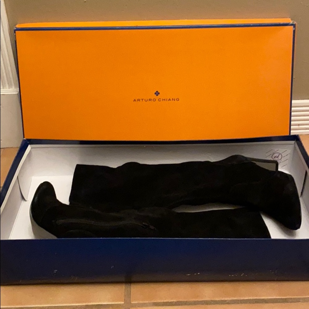 Arturo Chiang suede boots size 6